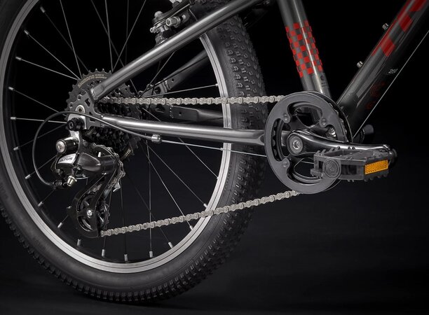 Bicykel Trek Wahoo 20 Lithium Grey/Radioactive Red 2022