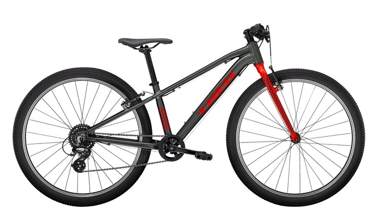Bicykel Trek Wahoo 26 Lithium Grey/Radioactive Red 2022