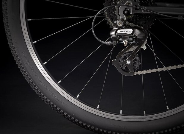 Bicykel Trek Wahoo 26 Lithium Grey/Radioactive Red 2022