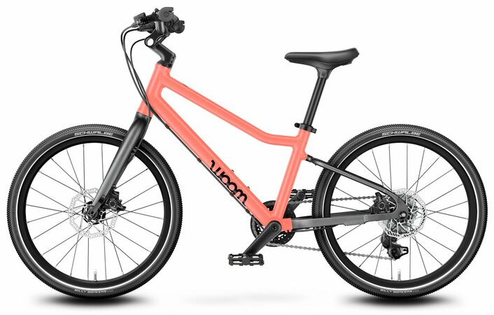 Bicykel Woom 4 Explore Neon Coral