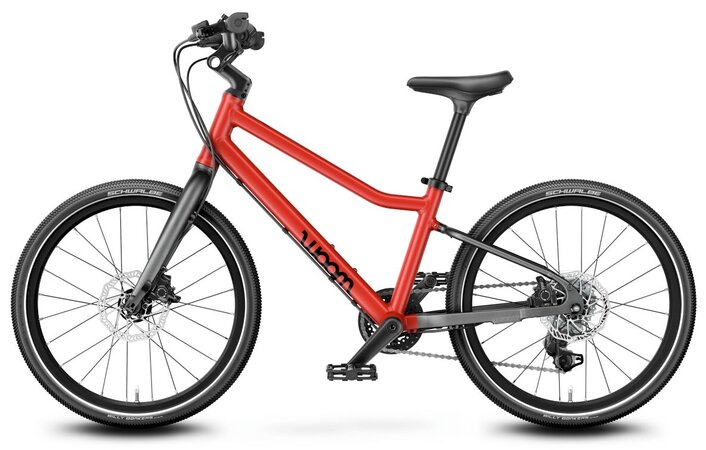 Bicykel Woom 4 Explore Woom Red