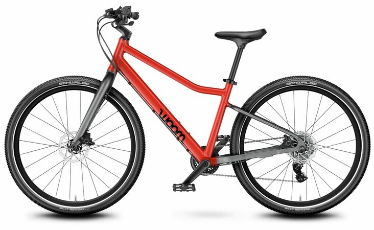 Bicykel Woom 5 Explore Woom Red