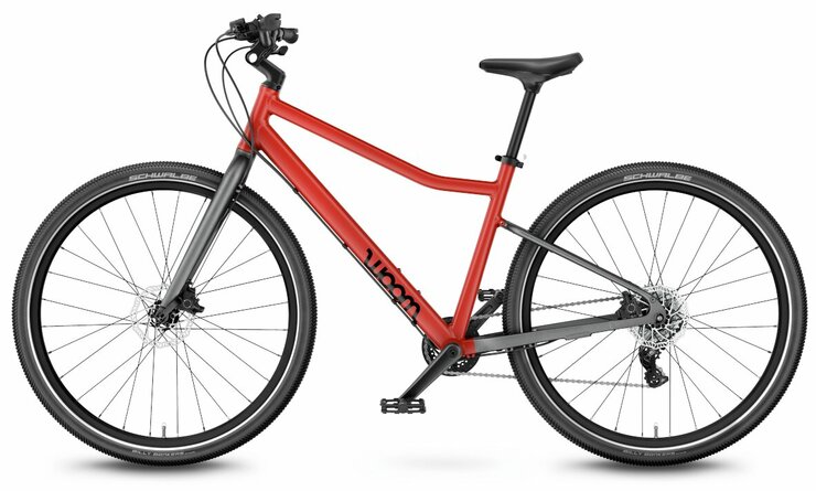 Bicykel Woom 6 Explore Woom Red