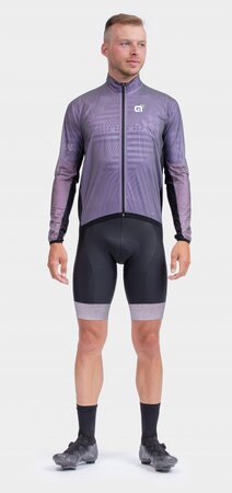 Cyklistická bunda ALÉ Guscio Clever Amethyst