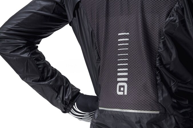 Cyklistická bunda ALÉ Guscio Light Pack ALE' Jacket Black Cyklistická bunda ALÉ Guscio Light Pack ALE' Jacket Black