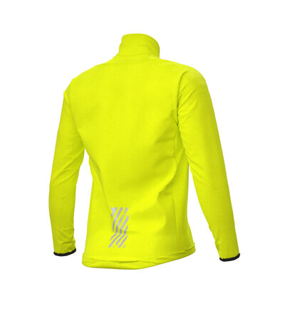 Cyklistická bunda ALÉ Guscio Racing Giallo Fluo/Fluo Yellow Cyklistická bunda ALÉ Guscio Racing Giallo Fluo/Fluo Yellow