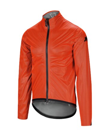 Cyklistická bunda Assos EQUIPE RS Rain Jacket TARGA Propeller Orange