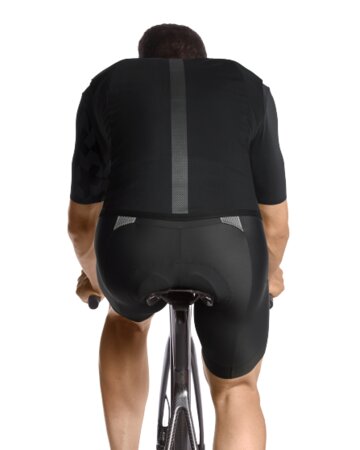 Cyklistická vesta Assos EQUIPE RS Spring Fall Gilet TARGA Black
