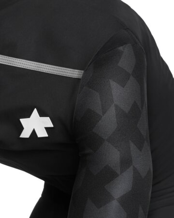 Cyklistická vesta Assos EQUIPE RS Spring Fall Gilet TARGA Black