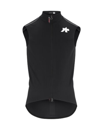 Cyklistická vesta Assos EQUIPE RS Spring Fall Gilet TARGA Black