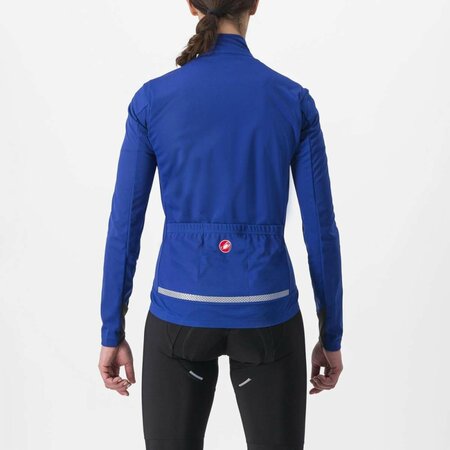 Cyklistická bunda Castelli Go W Jacket Sodalite Blue