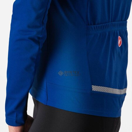Cyklistická bunda Castelli Go W Jacket Sodalite Blue
