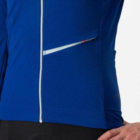 Cyklistická bunda Castelli Go W Jacket Sodalite Blue