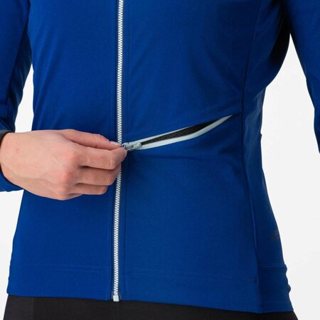 Cyklistická bunda Castelli Go W Jacket Sodalite Blue