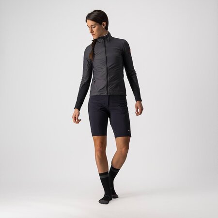 Cyklistická bunda Castelli Unlimited W Puffy Jacket Dark Gray/Black-Light Gray