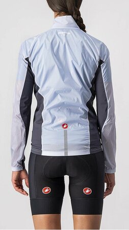 Dámska bunda Castelli Squadra Stretch W Jacket Silver gray/Dark gray