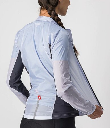 Dámska bunda Castelli Squadra Stretch W Jacket Silver gray/Dark gray
