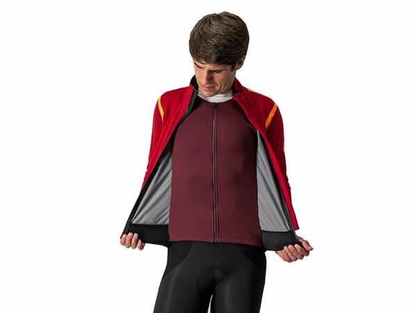 Pánska Bunda Castelli Alpha RoS 2 Red/Orange