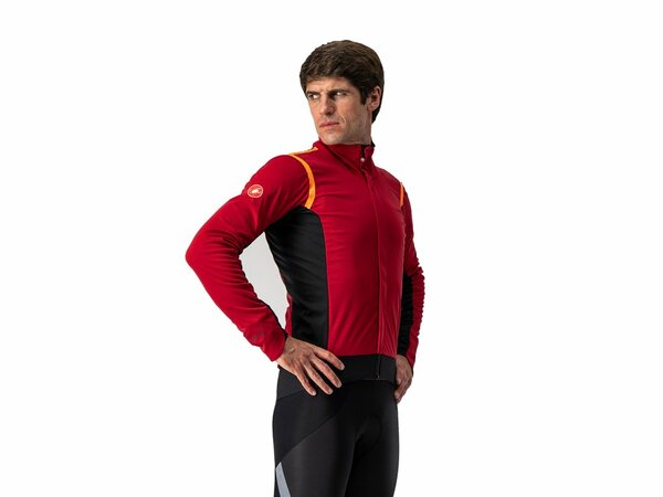 Pánska Bunda Castelli Alpha RoS 2 Red/Orange