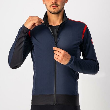 Pánska bunda Castelli Alpha RoS 2 Light Savile Blue