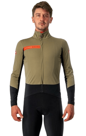 Pánska Bunda Castelli Beta RoS Olive Green/Black/Red