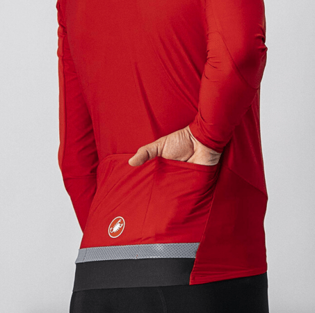 Pánska Bunda Castelli Beta RoS Red/Silver Gray