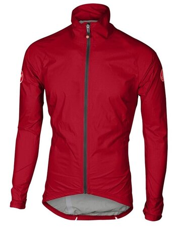 Pánska bunda Castelli Emergency Rain Red