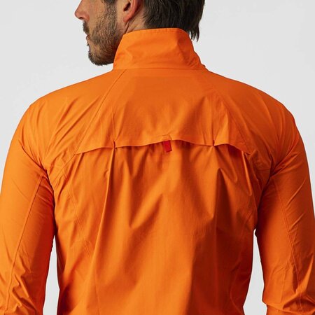 Pánska bunda Castelli Emergency 2 Rain Jacket Brilliant Orange