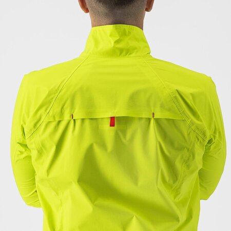 Pánska bunda Castelli Emergency 2 Rain Jacket Electric Lime