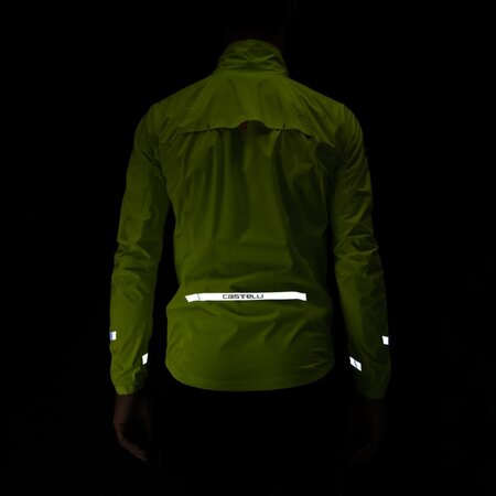Pánska bunda Castelli Emergency 2 Rain Jacket Electric Lime