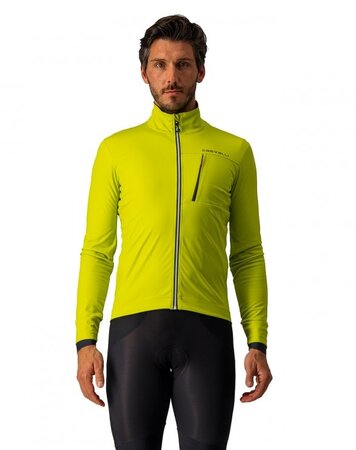 Pánska bunda Castelli Go Jacket Chartrouse/Dark Gray