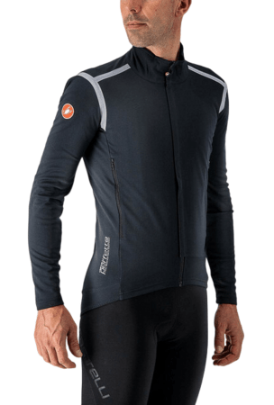 Pánska Bunda Castelli Perfetto RoS Long Sleeve Light Black/Silver Reflex