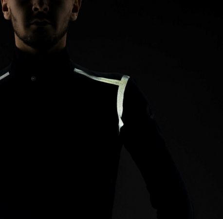 Pánska Bunda Castelli Perfetto RoS Long Sleeve Light Black/Silver Reflex