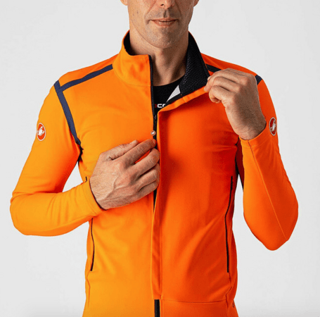 Pánska Bunda Castelli Perfetto RoS Long Sleeve Orange