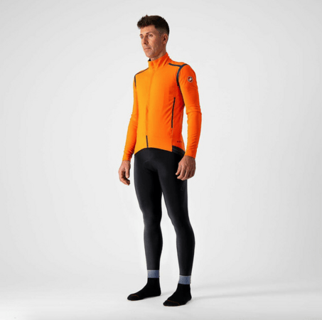 Pánska Bunda Castelli Perfetto RoS Long Sleeve Orange