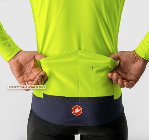 Castelli perfetto long clearance sleeve yellow fluo