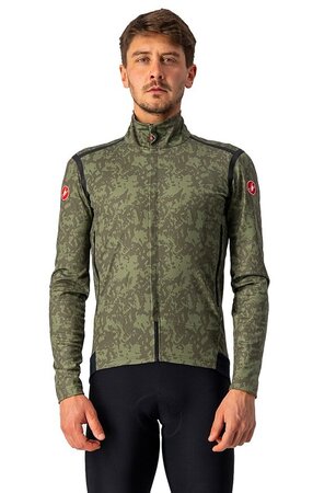 Pánska Bunda Castelli Perfetto RoS Unlimited Military Green/Light Black