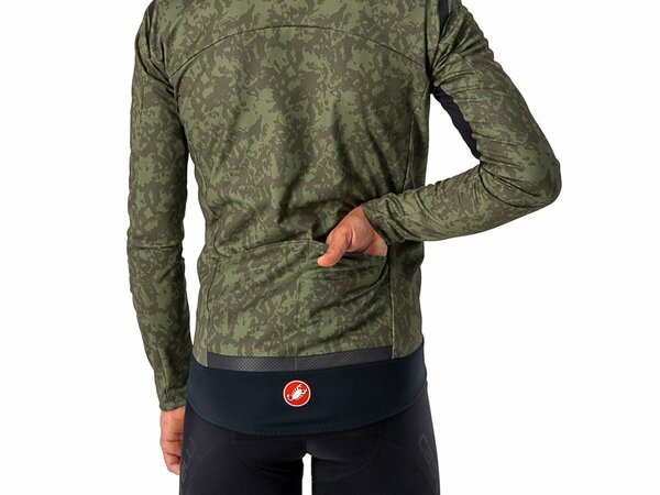 Pánska Bunda Castelli Perfetto RoS Unlimited Military Green/Light Black