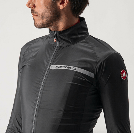 Pánska Bunda Castelli Squadra Stretch Light Black