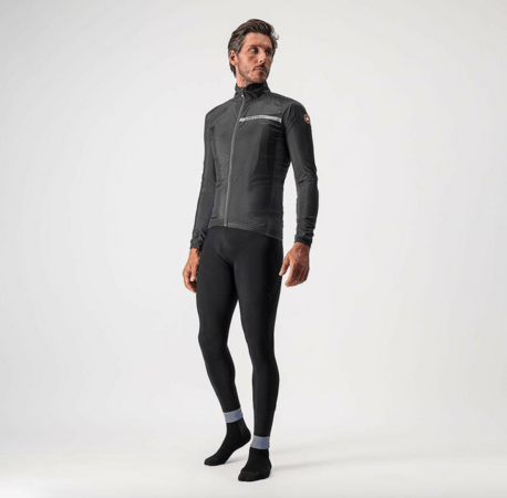 Pánska Bunda Castelli Squadra Stretch Light Black