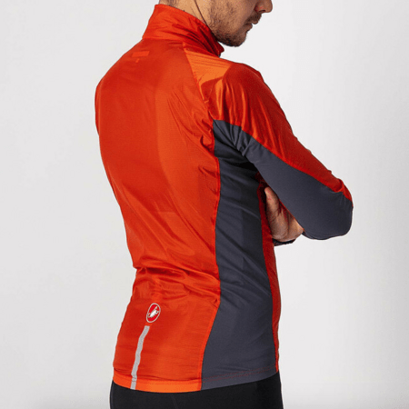 Pánska Bunda Castelli Squadra Stretch Red/Grey