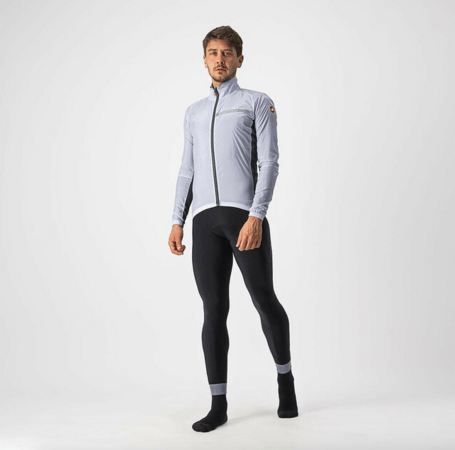 Pánska Bunda Castelli Squadra Stretch Silver/Grey