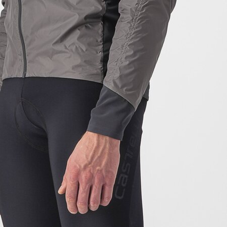 Zimná bunda Castelli Unlimited Puffy Jacket Nickel Gray/Dark Gray