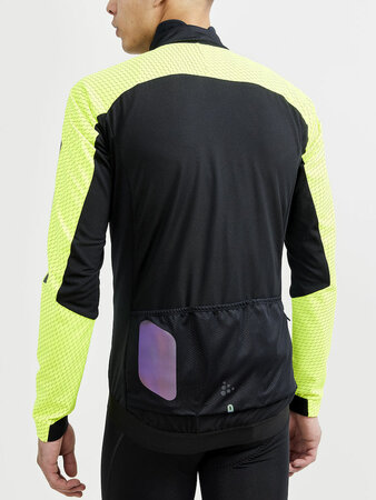 Pánska cyklistická bunda Craft ADV SubZ Lume Čierna Pánska cyklistická bunda Craft ADV SubZ Lume Čierna