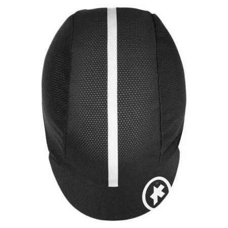 Cyklistická čiapka Assos Cap Black