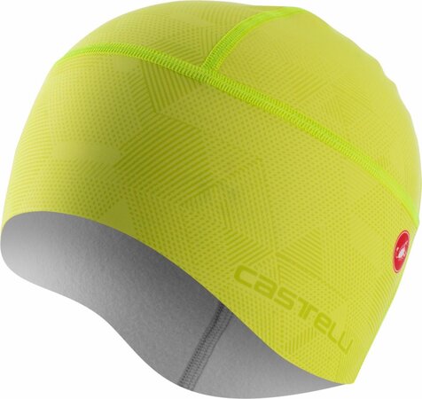 Cyklistická čiapka Castelli Pro Thermal W Skully Brilliant Yellow