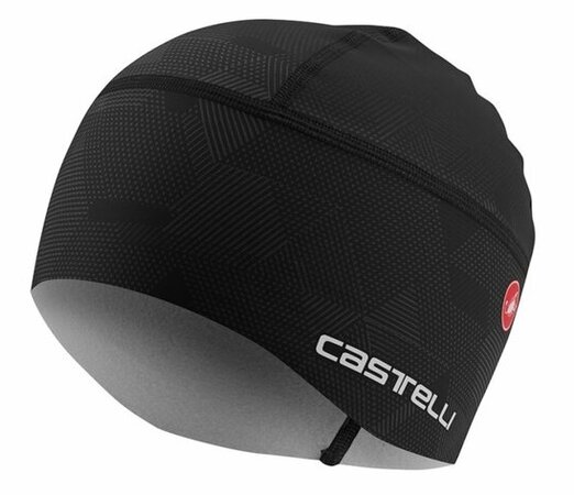 Cyklistická čiapka Castelli Pro Thermal W Skully Light Black