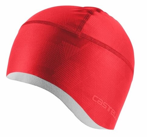 Cyklistická čiapka Castelli Pro Thermal Skully Red