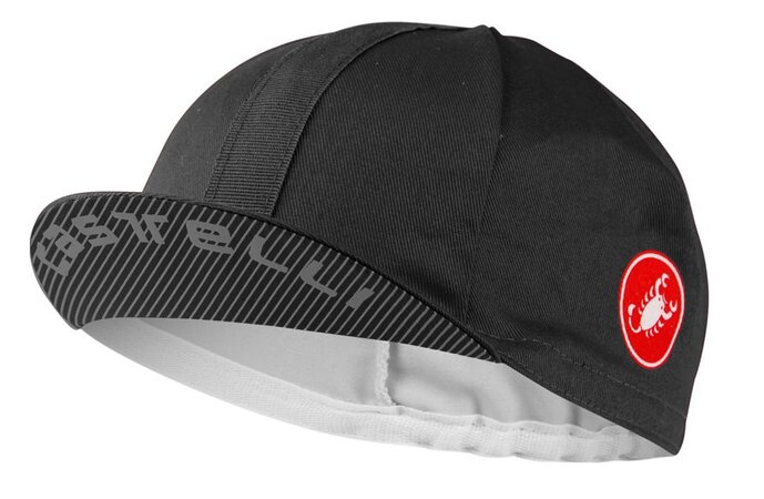 Cyklistická šiltovka Castelli Espresso Black