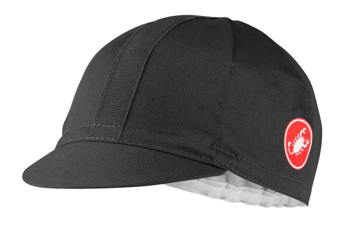 Cyklistická šiltovka Castelli Espresso Black